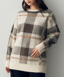 YECCA VECCA | チェック柄ニット(ニット/セーター)