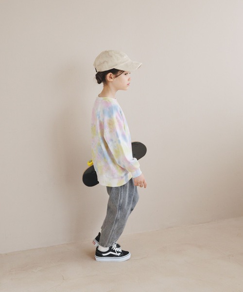 BAYFLOW（ベイフロー）の「[穿きやすくリニューアル!!]カーブジーンズ（KIDS）（デニムパンツ・キッズ・ピンク/イエロー/サックスブルー/ブラック・110cm/120cm/130cm/140cm/150cm）」の15枚目の写真