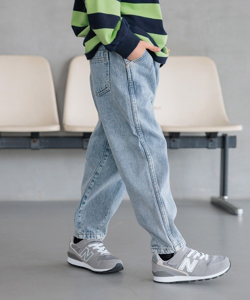 穿きやすくリニューアル!!]カーブジーンズ（KIDS）（デニム