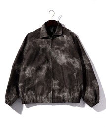 ビッグシルエット PUレザー トラッカージャケット レディース