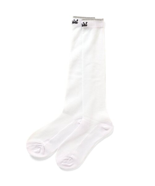 algy（アルジー）の「ラメラインシースルーハイソックス（ソックス/靴下・キッズ・オフホワイト/ブラック・21/24）」の20枚目の写真