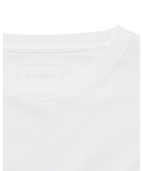 SOPHNET.（ソフネット）の「ESSENTIAL S/S TEE（Tシャツ/カットソー・メンズ・ネイビー/ホワイト/カーキ/ブラック・X-LARGE/LARGE/MEDIUM/SMALL）」の7枚目の写真