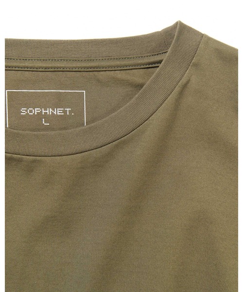 SOPHNET.（ソフネット）の「ESSENTIAL S/S TEE（Tシャツ/カットソー・メンズ・ネイビー/ホワイト/カーキ/ブラック・X-LARGE/LARGE/MEDIUM/SMALL）」の10枚目の写真