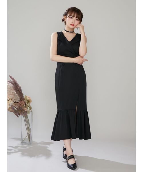 EATME（イートミー）の「マーメイドジャンスカ（スカート・レディース・ブラック/アイボリー・SMALL/MEDIUM）」の4枚目の写真