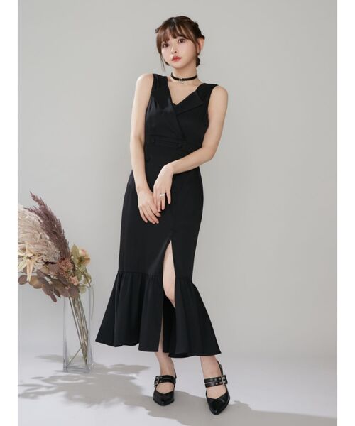 EATME（イートミー）の「マーメイドジャンスカ（スカート・レディース・ブラック/アイボリー・SMALL/MEDIUM）」の7枚目の写真