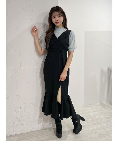 EATME（イートミー）の「マーメイドジャンスカ（スカート・レディース・ブラック/アイボリー・SMALL/MEDIUM）」の8枚目の写真