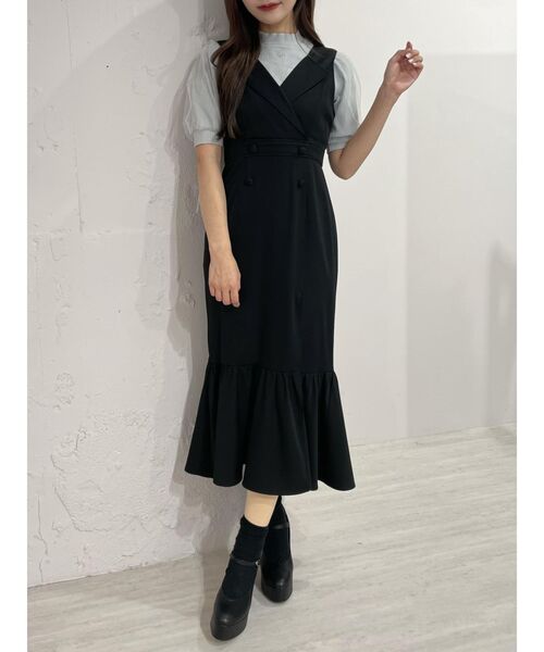 EATME（イートミー）の「マーメイドジャンスカ（スカート・レディース・ブラック/アイボリー・SMALL/MEDIUM）」の9枚目の写真