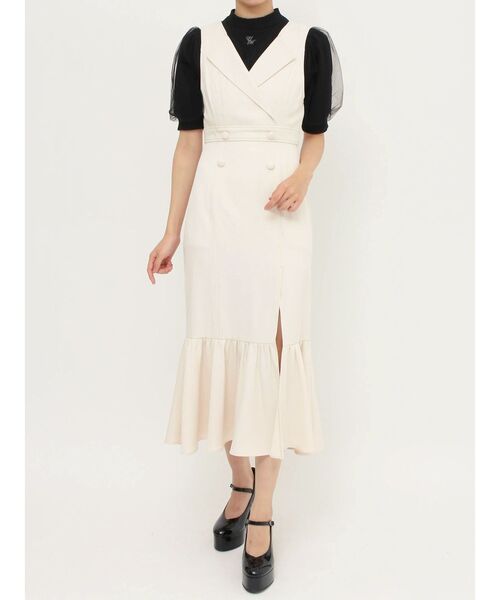 EATME（イートミー）の「マーメイドジャンスカ（スカート・レディース・ブラック/アイボリー・SMALL/MEDIUM）」の10枚目の写真