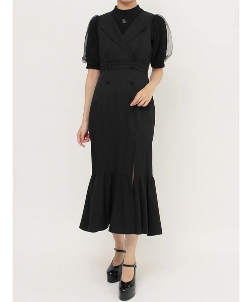 EATME（イートミー）の「マーメイドジャンスカ（スカート・レディース・ブラック/アイボリー・SMALL/MEDIUM）」の20枚目の写真