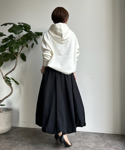 DouDou（ドゥドゥ）の「バルーンスカート（スカート・レディース・オフホワイト/ブラック/ベージュ・FREE）」の13枚目の写真