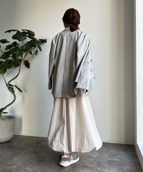 DouDou（ドゥドゥ）の「バルーンスカート（スカート・レディース・オフホワイト/ブラック/ベージュ・FREE）」の10枚目の写真