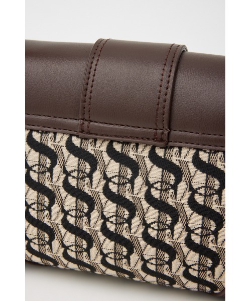 SLY(スライ)の「S BADGE BUCKLE BAG エスバッジ バックル バッグ(ハンドバッグ・レディース・ブラック系その他2/ブラウン系その他2・FREE)」の6枚目の写真