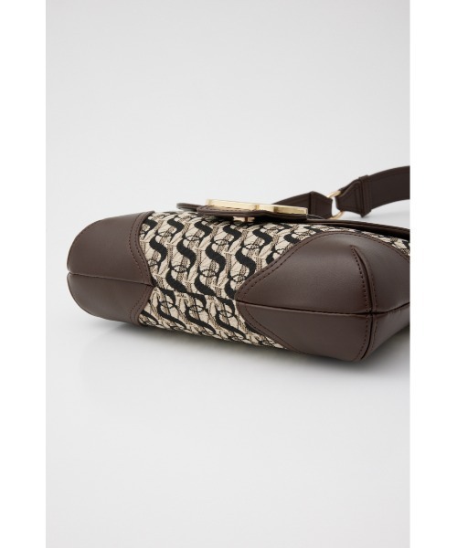 SLY(スライ)の「S BADGE BUCKLE BAG エスバッジ バックル バッグ(ハンドバッグ・レディース・ブラック系その他2/ブラウン系その他2・FREE)」の7枚目の写真