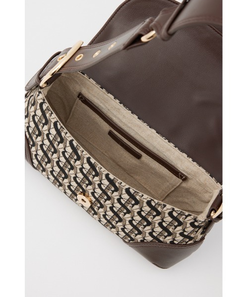 SLY(スライ)の「S BADGE BUCKLE BAG エスバッジ バックル バッグ(ハンドバッグ・レディース・ブラック系その他2/ブラウン系その他2・FREE)」の8枚目の写真