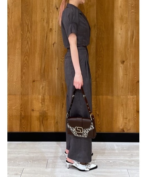 SLY(スライ)の「S BADGE BUCKLE BAG エスバッジ バックル バッグ(ハンドバッグ・レディース・ブラック系その他2/ブラウン系その他2・FREE)」の18枚目の写真