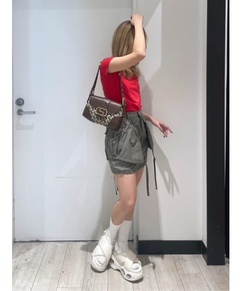 SLY(スライ)の「S BADGE BUCKLE BAG エスバッジ バックル バッグ(ハンドバッグ・レディース・ブラック系その他2/ブラウン系その他2・FREE)」の19枚目の写真