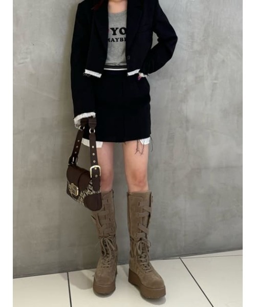 SLY(スライ)の「S BADGE BUCKLE BAG エスバッジ バックル バッグ(ハンドバッグ・レディース・ブラック系その他2/ブラウン系その他2・FREE)」の20枚目の写真