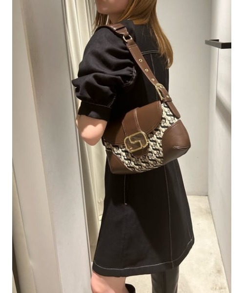 SLY(スライ)の「S BADGE BUCKLE BAG エスバッジ バックル バッグ(ハンドバッグ・レディース・ブラック系その他2/ブラウン系その他2・FREE)」の21枚目の写真