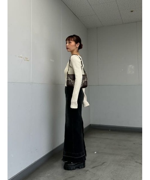 SLY(スライ)の「S BADGE BUCKLE BAG エスバッジ バックル バッグ(ハンドバッグ・レディース・ブラック系その他2/ブラウン系その他2・FREE)」の22枚目の写真