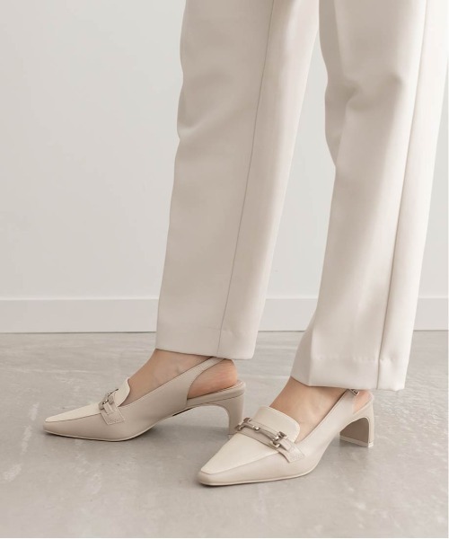 RANDA（ランダ）の「ローファーライクバックストラップパンプス（その他シューズ・レディース・ダークブラウン/ブラック/グレー・S/M/L/LL）」の8枚目の写真