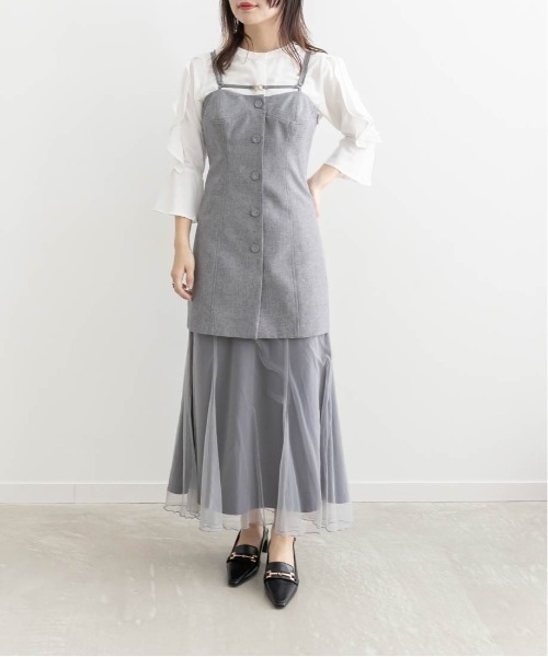 RANDA（ランダ）の「ローファーライクバックストラップパンプス（その他シューズ・レディース・ダークブラウン/ブラック/グレー・S/M/L/LL）」の15枚目の写真