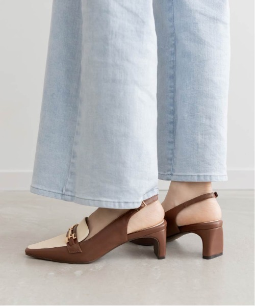 RANDA（ランダ）の「ローファーライクバックストラップパンプス（その他シューズ・レディース・ダークブラウン/ブラック/グレー・S/M/L/LL）」の20枚目の写真