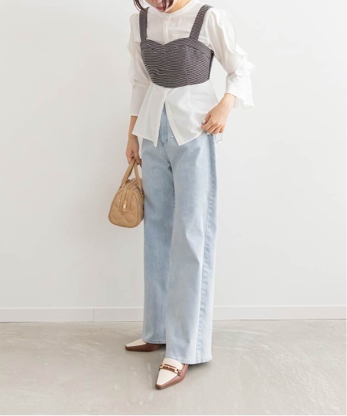 RANDA（ランダ）の「ローファーライクバックストラップパンプス（その他シューズ・レディース・ダークブラウン/ブラック/グレー・S/M/L/LL）」の21枚目の写真