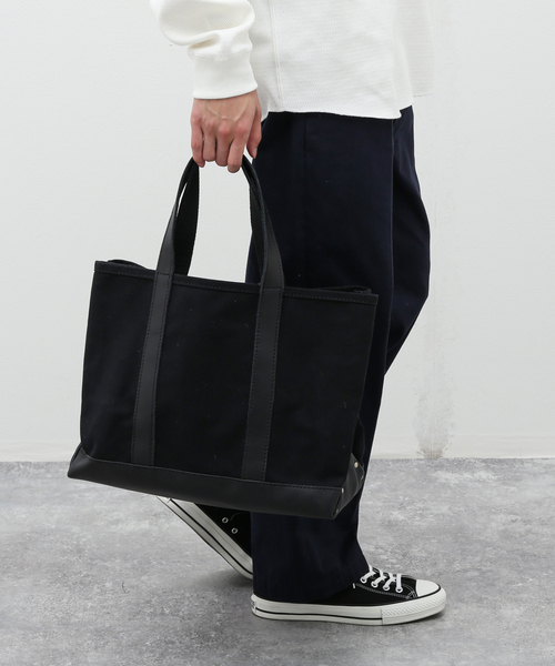 美品 HERITAGE LEATHER 別注CANVAS*LTH TOTE XL HERITAGE LEATHER（ヘリテージレザー）の「【HERITAGE LEATHER