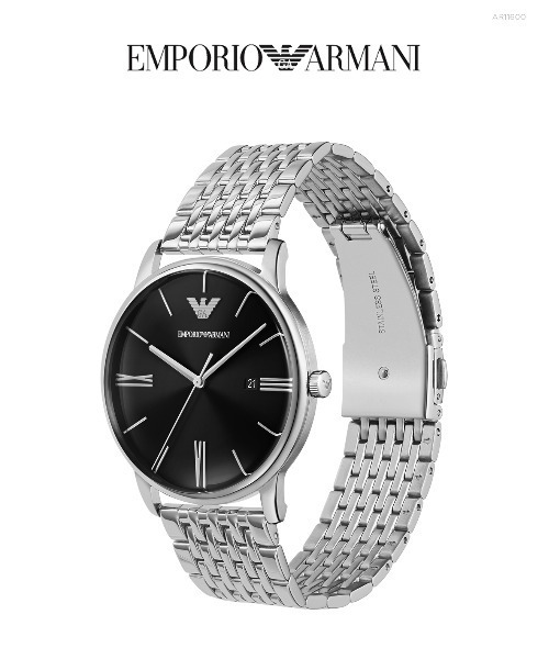 EMPORIO ARMANI(エンポリオアルマーニ)の「エンポリオ・アルマーニ 腕時計 メンズ アナログ ステンレス AR11600(アナログ腕時計・メンズ・シルバー・FREE)」の10枚目の写真