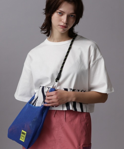 AVIREX(アヴィレックス)の「MESH 2WAY SHOULDER BAG/メッシュ2ウェイショルダーバッグ(ショルダーバッグ・レディース・ブラック/オレンジ/ブルー・FREE)」の11枚目の写真