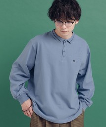 ライン入りポロロンT