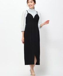 フロントバーIラインキャミワンピース/MM417419