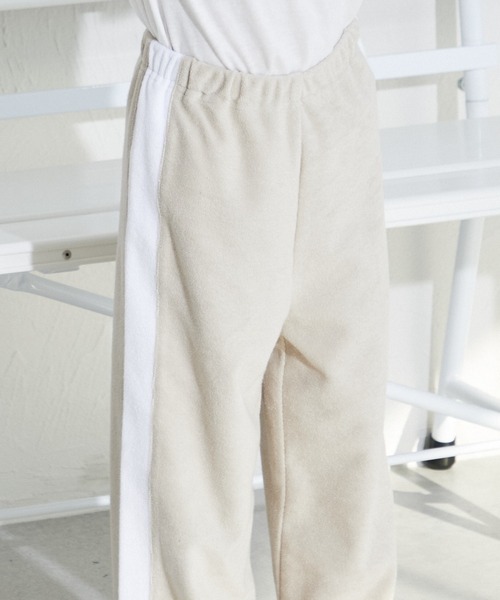 pairmanon（ペアマノン）の「パイル サイドライン ジャージパンツ（その他パンツ・キッズ・テラコッタ/ベージュ/ネイビー・150/110/140/100/120/130/90）」の11枚目の写真