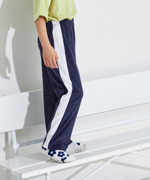 pairmanon（ペアマノン）の「パイル サイドライン ジャージパンツ（その他パンツ・キッズ・テラコッタ/ベージュ/ネイビー・150/110/140/100/120/130/90）」の17枚目の写真