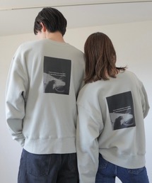 ISOOK（アイスー）の「【限定カラー有】オリジナル2wayユニセックススウェット / original unisex 2way sweat プルオーバー オーバーサイズ ビッグサイズ グレー ネイビー プリント 刺繍 フォトプリント お揃い 男女兼用（スウェット）」