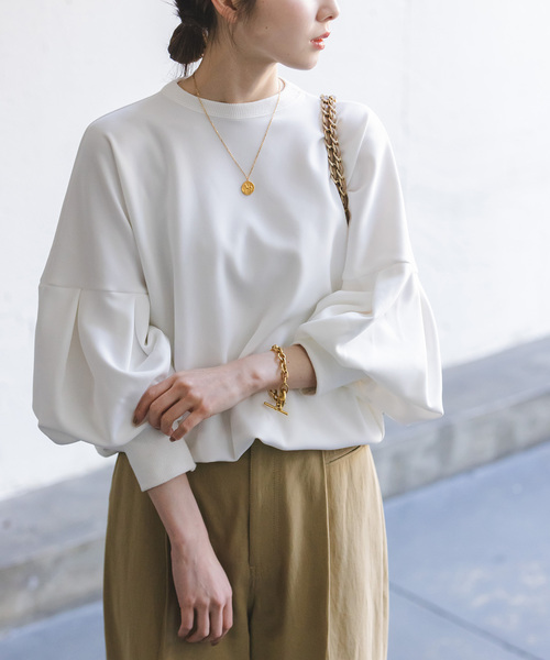 RITA ボリュームスリーブトップス セール】《WEB限定追加》【RITA】ボリュームスリーブトップス（T