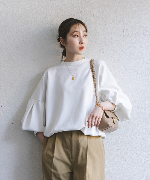 RITA(リタ)の「《WEB限定追加》RITA/リタ ボリュームスリーブトップス2(Tシャツ/カットソー・レディース・ホワイト・FREE)」の20枚目の写真