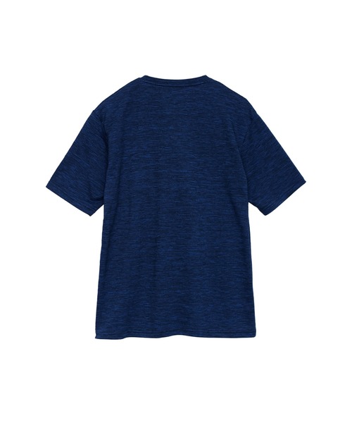 HIGH STREET（ハイストリート）の「HIGH STREET∴ABSかすれ千鳥JQ半袖Vネックカットソー（Tシャツ/カットソー・メンズ・アイボリー/ネイビー/パープル系その他・LL/L/M）」の6枚目の写真