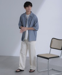 NANO universe | 「大人のワイドシャツ」オープンカラー 半袖(シャツ/ブラウス)