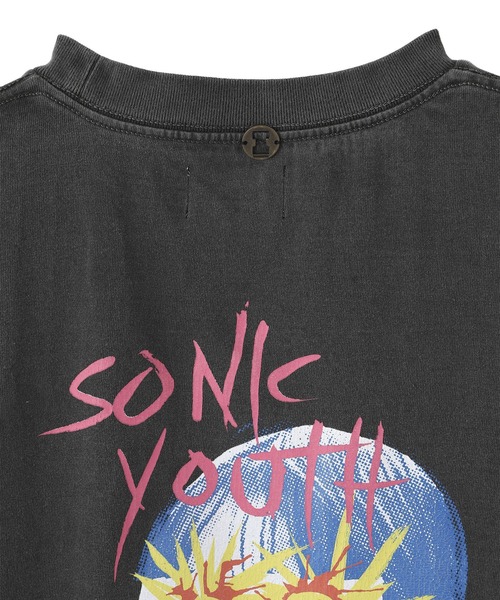 sonic youth（ソニックユース）の「Insonnia Projects インソニアプロジェクト / SONIC YOUTH SUNBURST EYES TEE / ソニックユースサンバーストアイズティー ビッグシルエットプリントTシャツ バンドT / IP-SY-006（Tシャツ/カットソー・メンズ・ホワイト/ブラック・1/2/3）」の5枚目の写真