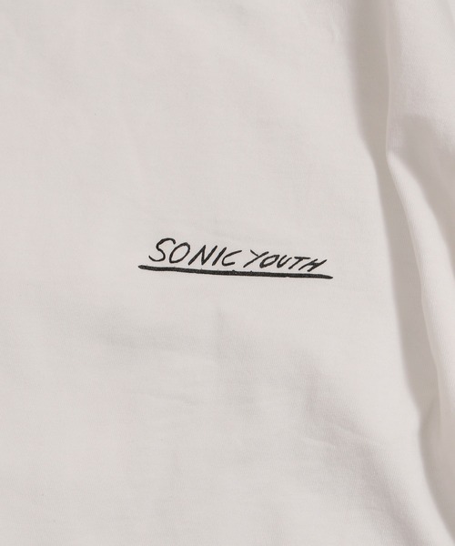 sonic youth（ソニックユース）の「Insonnia Projects インソニアプロジェクト / SONIC YOUTH SUNBURST EYES TEE / ソニックユースサンバーストアイズティー ビッグシルエットプリントTシャツ バンドT / IP-SY-006（Tシャツ/カットソー・メンズ・ホワイト/ブラック・1/2/3）」の12枚目の写真