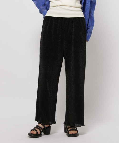 niko and...（ニコアンド）の「キラッキラプリーツパンツ（その他パンツ・レディース・グレー/ブラック/ピンク・FREE）」の2枚目の写真