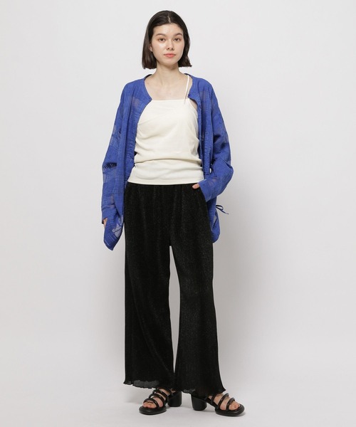 niko and（ニコアンド）の「キラッキラプリーツパンツ（その他