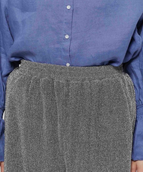 niko and...（ニコアンド）の「キラッキラプリーツパンツ（その他パンツ・レディース・グレー/ブラック/ピンク・FREE）」の13枚目の写真