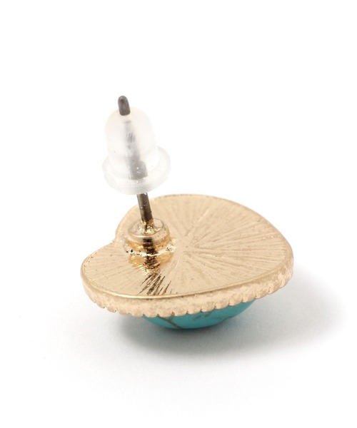 niko and...（ニコアンド）の「メタルコンビハートピアス（ピアス（両耳用）・レディース・ブルー/ホワイト・0）」の4枚目の写真