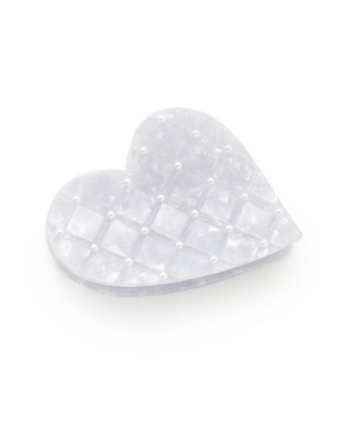 CHANELハート型ストーン付き黒バレッタ（入手困難） CHANELハート型ストーン付き黒バレッタ（入手困難） CHANEL