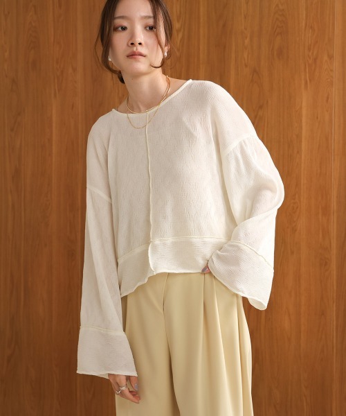 Bab(バブ)の「2WAYカーディガントップス(カーディガン/ボレロ・レディース・ホワイト系その他/ライトグレー/ピンク/アイボリー/ブラック・M)」の14枚目の写真