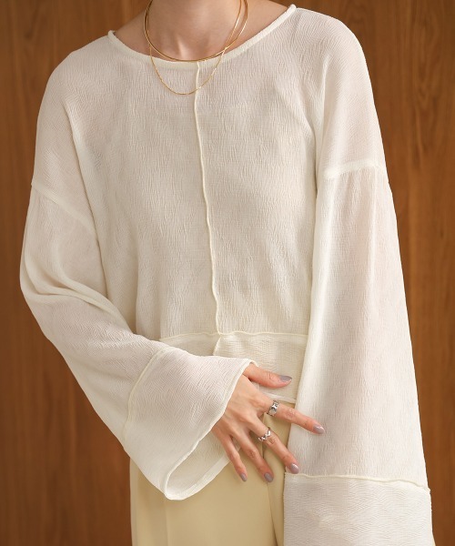 Bab(バブ)の「2WAYカーディガントップス(カーディガン/ボレロ・レディース・ホワイト系その他/ライトグレー/ピンク/アイボリー/ブラック・M)」の12枚目の写真