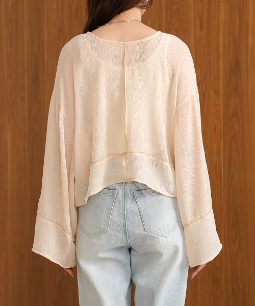 Bab(バブ)の「2WAYカーディガントップス(カーディガン/ボレロ・レディース・ホワイト系その他/ライトグレー/ピンク/アイボリー/ブラック・M)」の21枚目の写真