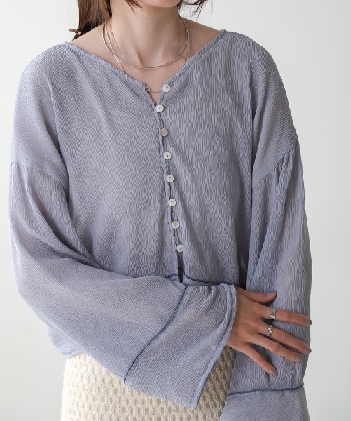 Bab(バブ)の「2WAYカーディガントップス(カーディガン/ボレロ・レディース・ホワイト系その他/ライトグレー/ピンク/アイボリー/ブラック・M)」の20枚目の写真